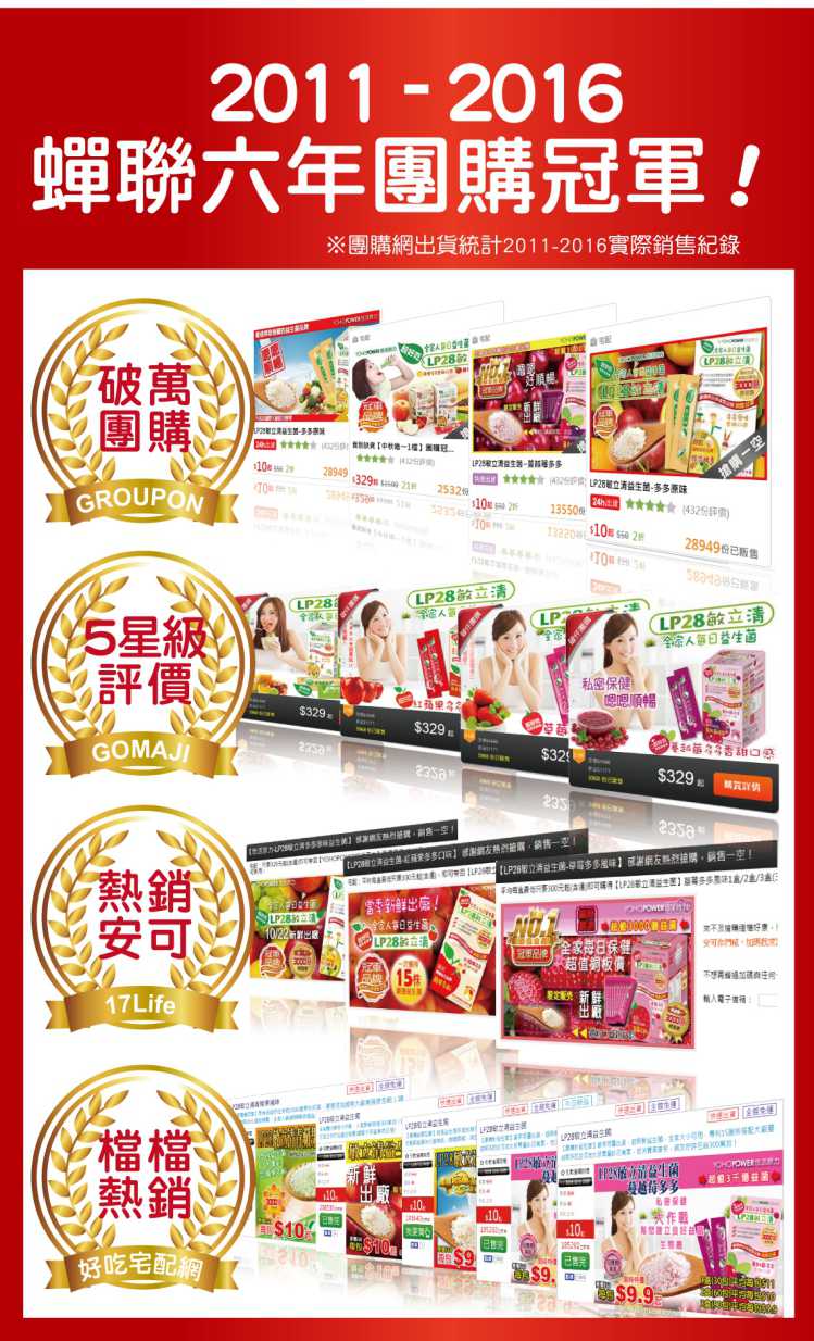 “LP28敏立清益生菌紅蘋果多多