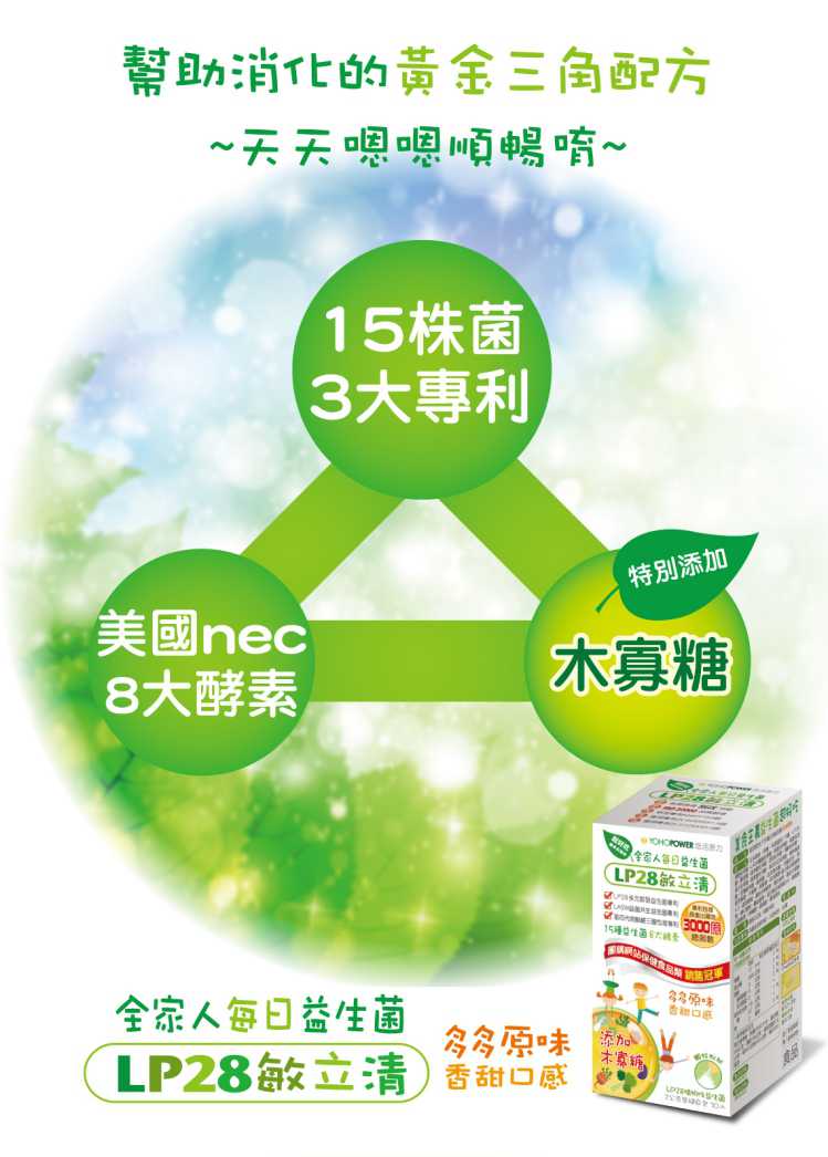 LP28敏立清益生菌多多原味 YOHOPOWER