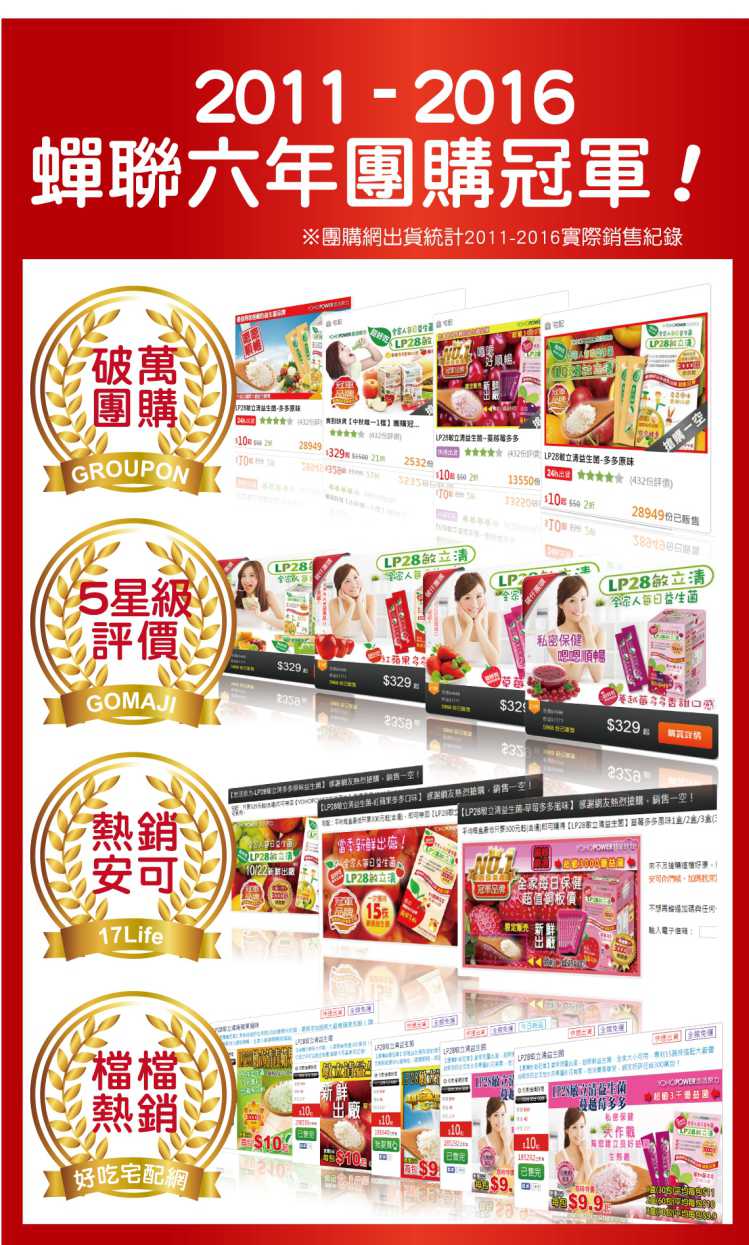 “LP28敏立清益生菌草莓多多