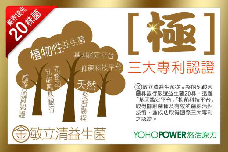 金敏立清益生菌 YOHOPOWER